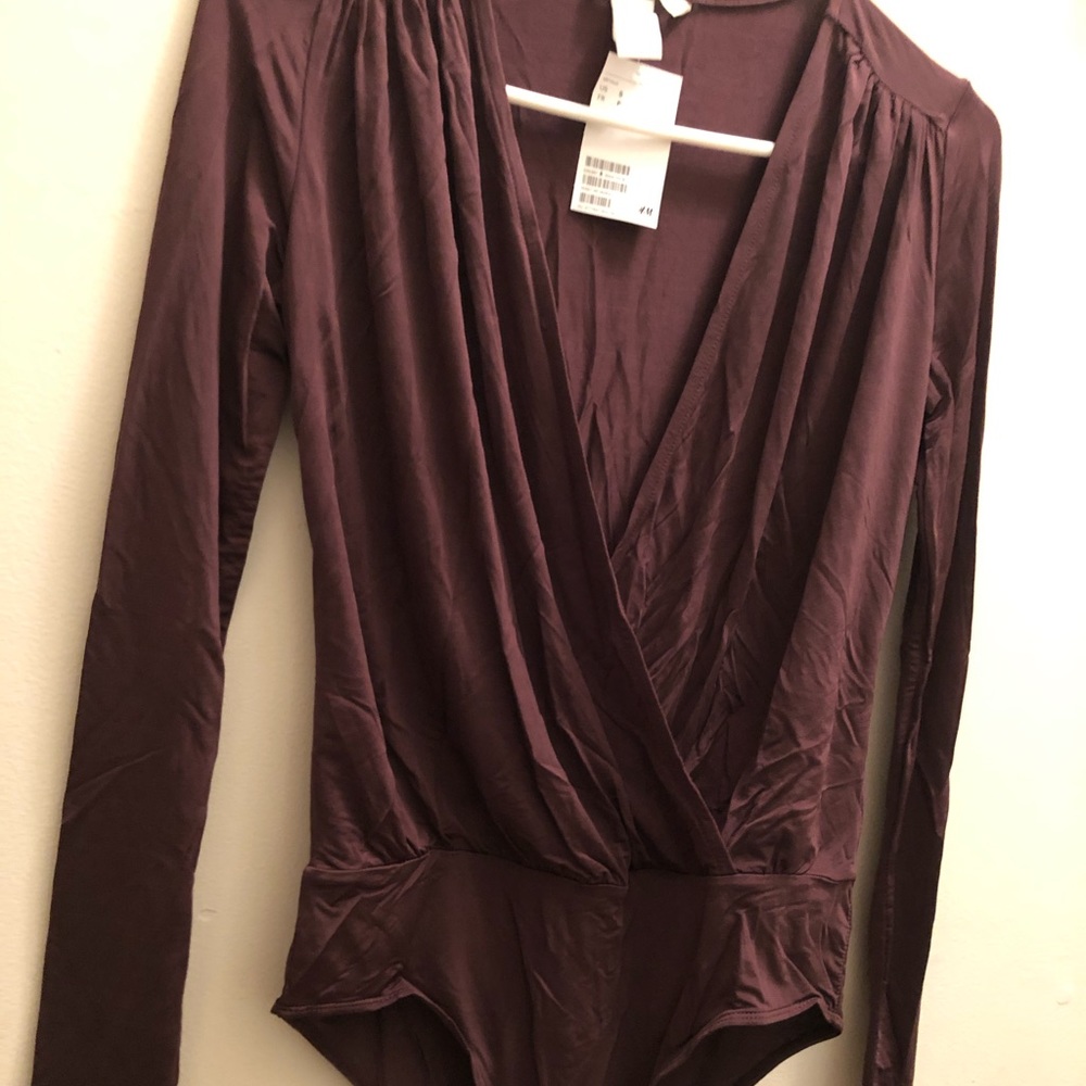 Purple size Small H&M body suit with tags